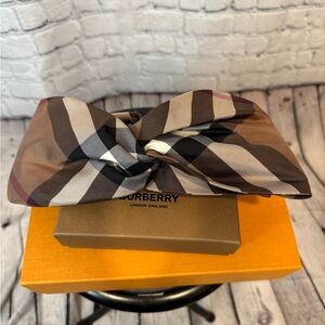 Burberry Plaid Headband